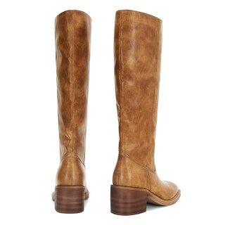 Foto 6 | Foto 6 | Botas Hasta La Rodilla Doeyg Para Mujer Con Punta Cuadrada Y Tacón Ancho Color Marrón - Venta Internacional.
