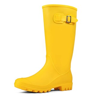 Foto 1 | Foto 1 | Botas Impermeables Para Mujer Dksuko Wellington Color Amarillo Mate - Venta Internacional.