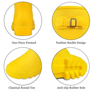 Foto 5 | Foto 5 | Botas Impermeables Para Mujer Dksuko Wellington Color Amarillo Mate - Venta Internacional.