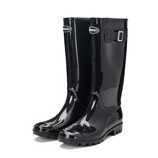 Foto 4 | Foto 4 | Botas Impermeables Para Mujer Dksuko Wellington Color Negro Brillante - Venta Internacional.