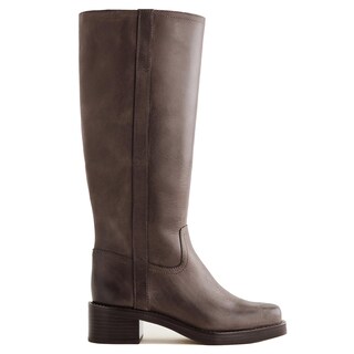 Foto 1 | Foto 1 | Botas Hasta La Rodilla Voleece Con Tacón Grueso Y Punta Cuadrada Para Mujer - Venta Internacional.