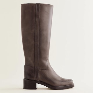Foto 7 | Foto 7 | Botas Hasta La Rodilla Voleece Con Tacón Grueso Y Punta Cuadrada Para Mujer - Venta Internacional.