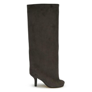 Foto 3 | Foto 3 | Botas Yishaweiqi De Ante Marrón Hasta La Rodilla Para Mujer Con Tacón De Aguja - Venta Internacional.