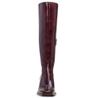 Foto 3 | Foto 3 | Botas Hasta La Rodilla Vomiyall De Caoba Oscura Con Tacón Grueso Para Mujer - Venta Internacional.