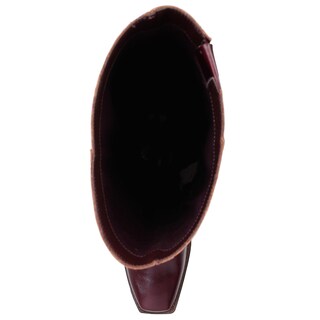 Foto 6 | Foto 6 | Botas Hasta La Rodilla Vomiyall De Caoba Oscura Con Tacón Grueso Para Mujer - Venta Internacional.