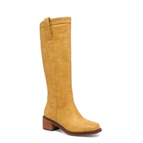 Botas Vomiyall Banana Para Mujer  Tacón Ancho Hasta La Rodilla - Venta Internacional.
