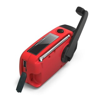 Foto 5 | Foto 5 | Radio Meteorológica Portátil Con Manivela Solar Y Dinamo Con Luz Led - Venta Internacional.
