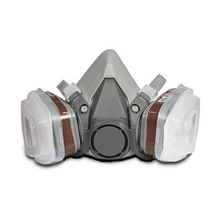 Foto 1 | Foto 1 | Máscara Protectora De Gas De Silicona 6200 Montada En La Cabeza Con Filtro - Venta Internacional.