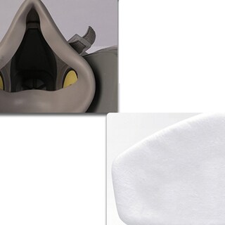 Foto 2 | Foto 2 | Máscara Protectora De Gas De Silicona 6200 Montada En La Cabeza Con Filtro - Venta Internacional.