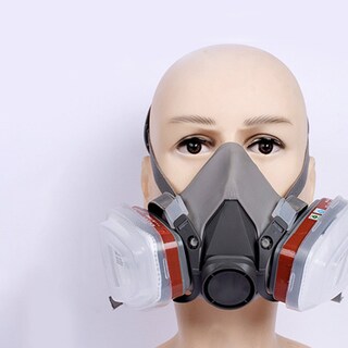 Foto 4 | Foto 4 | Máscara Protectora De Gas De Silicona 6200 Montada En La Cabeza Con Filtro - Venta Internacional.