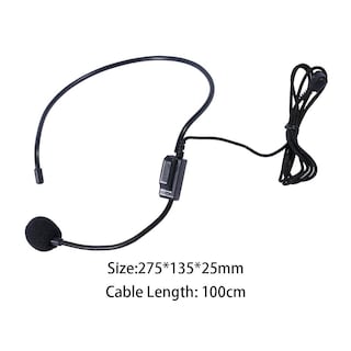 Foto 4 | Foto 4 | Primer Par De Auriculares Con Cable Y Micrófono Para Voz Alta Color Negro - Venta Internacional.