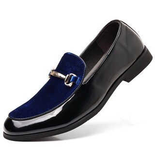 Foto 1 | Foto 1 | Zapatos Cosidram Mocasines De Charol De Terciopelo A La Moda Casual - Venta Internacional.