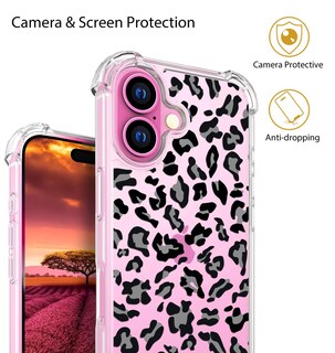 Foto 6 | Foto 6 | Funda De Teléfono Topgraph Compatible Con Iphone 16 De Silicona Transparente - Venta Internacional.