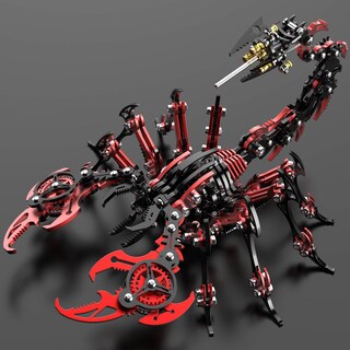 Foto 2 | Foto 2 | Kit De Rompecabezas De Metal 3d Metalkitor Scorpion 454 Piezas Para Adultos - Venta Internacional.