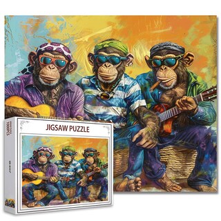 Foto 1 | Foto 1 | Puzle Tucocoo De 1000 Piezas Guitar Monkey Para Adultos - Venta Internacional.