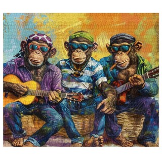 Foto 2 | Foto 2 | Puzle Tucocoo De 1000 Piezas Guitar Monkey Para Adultos - Venta Internacional.