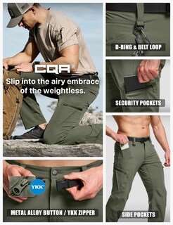 Foto 6 | Foto 6 | Pantalones De Exterior Cqr Tácticos De Secado Rápido Para Hombre Color Fucso - Venta Internacional.