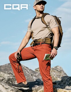Foto 7 | Foto 7 | Pantalones Para Exteriores Cqr Tácticos De Secado Rápido Naranja Quemado 40 W X 30 L Para Hombre - Venta Internacional.