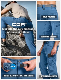 Foto 6 | Foto 6 | Pantalones Cqr Tácticos De Secado Rápido Para Hombre Resistentes Al Agua Al Aire Libre - Venta Internacional.