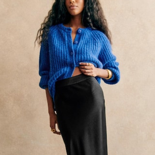 Foto 3 | Foto 3 | Jersey Tipo Cárdigan Seeluna Crochet Para Mujer Color Azul Talla L - Venta Internacional.