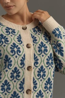 Foto 3 | Foto 3 | Jersey Tipo Cárdigan Anoumcy Con Estampado Floral Y Botones Para Mujer - Venta Internacional.