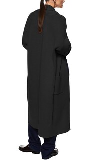 Foto 3 | Foto 3 | Chaqueta Maxi Tipo Cárdigan Fazortev Para Mujer Con La Parte Delantera Abierta Color Negro - Venta Internacional.