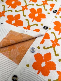 Foto 5 | Foto 5 | Jersey Tipo Cárdigan Anoumcy Con Estampado Floral Y Botones Para Mujer - Venta Internacional.