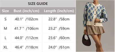 Foto 7 | Foto 7 | Jersey Tipo Cárdigan Anoumcy Con Estampado Floral Y Botones Para Mujer - Venta Internacional.