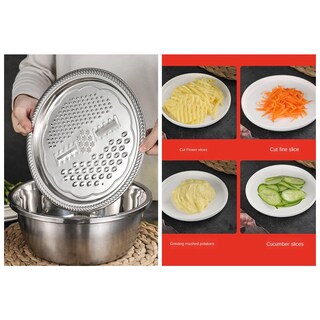 Foto 3 | Foto 3 | Cesta Coladora De Acero Inoxidable Para Colador De Alimentos - Venta Internacional.
