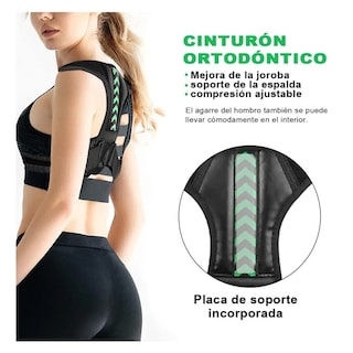 Foto 3 | Foto 3 | Corrector Postura Belug Espalda Para Hombre Y Mujer Ajustable Faja Xl Negro