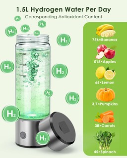 Foto 4 | Foto 4 | Botella De Agua De Hidrógeno Movoca Hydro Water Generator 400 Ml - Venta Internacional.