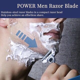 Foto 3 | Foto 3 | Maquinilla De Afeitar Razor Blade De Acero Inoxidable Turbo Para Hombre 3 Cuchillas - Venta Internacional.