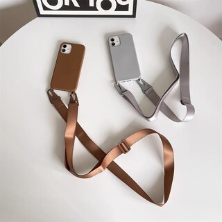 Foto 3 | Foto 3 | Funda De Teléfono Cquukoi Para Iphone 15 Plus Crossbody Con Cordón Marrón - Venta Internacional.