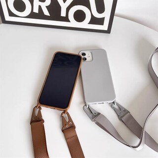 Foto 4 | Foto 4 | Funda De Teléfono Cquukoi Para Iphone 15 Plus Crossbody Con Cordón Marrón - Venta Internacional.