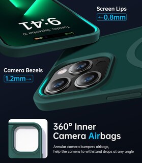 Foto 4 | Foto 4 | Funda Magnética Kocanasi Para Iphone 14 Pro Max Jewel Green - Venta Internacional.