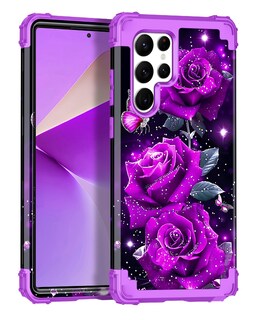 Foto 1 | Foto 1 | Funda Miqala Para Samsung Galaxy S22 Ultra 6 8 Pulgadas 5g Color Morado Oscuro - Venta Internacional.