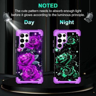 Foto 2 | Foto 2 | Funda Miqala Para Samsung Galaxy S22 Ultra 6 8 Pulgadas 5g Color Morado Oscuro - Venta Internacional.