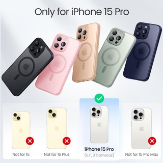 Foto 6 | Foto 6 | Funda Flyreal Diseñada Para Iphone 15 Pro Color Rosa Intenso - Venta Internacional.