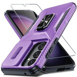 Funda De Teléfono Casejeen Para Samsung Galaxy S24 Fe - Púrpura - Venta Internacional.