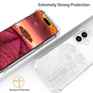 Foto 7 | Foto 7 | Funda Para Teléfono Topgraph Compatible Con Iphone 16 Transparente - Venta Internacional.
