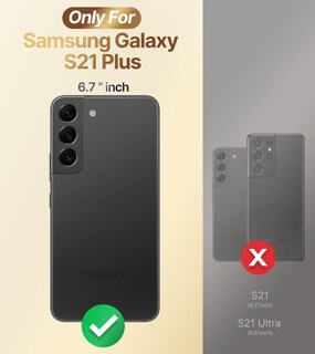 Foto 2 | Foto 2 | Funda De Teléfono Xyz Para Samsung Galaxy S21 Plus Con Soporte Morado - Venta Internacional.