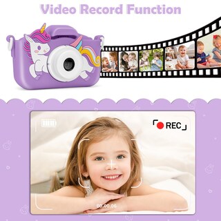 Foto 4 | Foto 4 | Cámara Para Niños Pouene Digital 1080p Con Funda De Silicona Sd De 32 Gb - Venta Internacional.