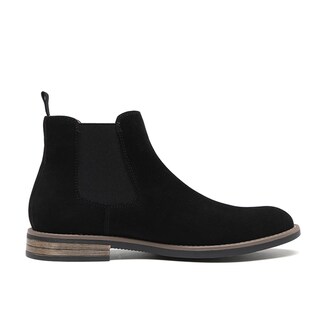 Foto 3 | Foto 3 | Botas Chelsea Decarsdz Comfy Slip-on Suede Negras Para Hombre - Venta Internacional.