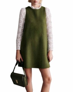 Foto 1 | Foto 1 | Vestido Sin Mangas Yexpine Para Mujer Cuello Redondo Sin Mangas Línea A Verde - Venta Internacional.