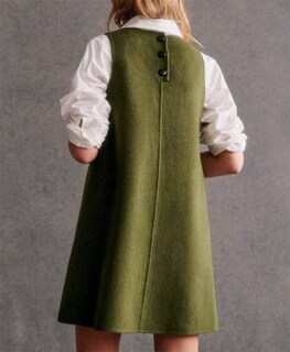 Foto 3 | Foto 3 | Vestido Sin Mangas Yexpine Para Mujer Cuello Redondo Sin Mangas Línea A Verde - Venta Internacional.