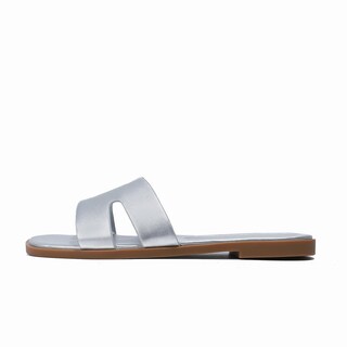 Foto 3 | Foto 3 | Slide Sandals Stratuxx Kaze Vestido Plano Con Punta Abierta Para Mujer Negro - Venta Internacional.