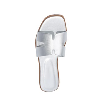Foto 4 | Foto 4 | Slide Sandals Stratuxx Kaze Vestido Plano Con Punta Abierta Para Mujer Negro - Venta Internacional.