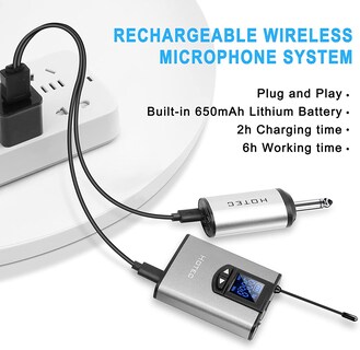 Foto 4 | Foto 4 | Micrófono Lavalier Inalámbrico De Solapa Uhf Con Transmisor - Venta Internacional.