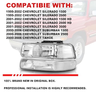 Foto 2 | Foto 2 | Conjunto De Faros Y Luces De Parachoques Para Silverado/suburban - Venta Internacional.