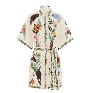 Foto 1 | Foto 1 | Vestido Lovely Ran Con Estampado Floral Y2k A-line De Manga Corta Para Mujer - Venta Internacional.